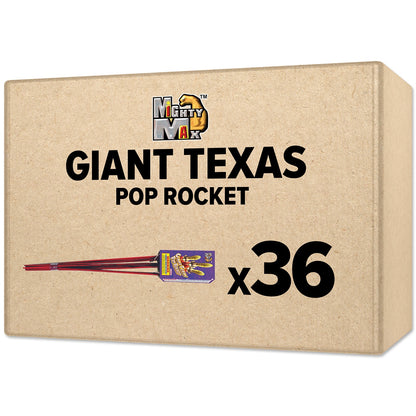 Giant Texas Pop Rocket