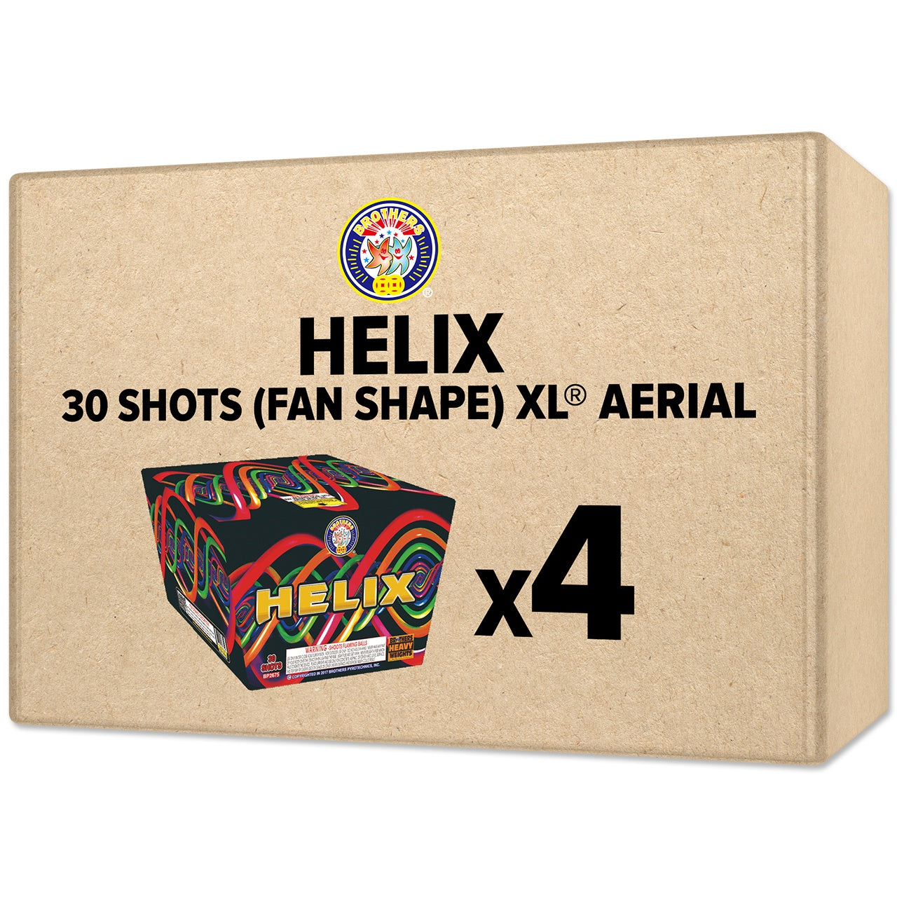Helix 30 Shots (Fan Shape) XL Aerial