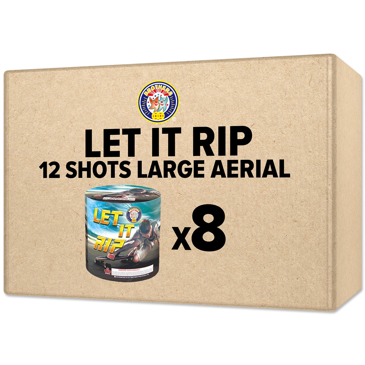Let It Rip 12 Shots Large Aerial