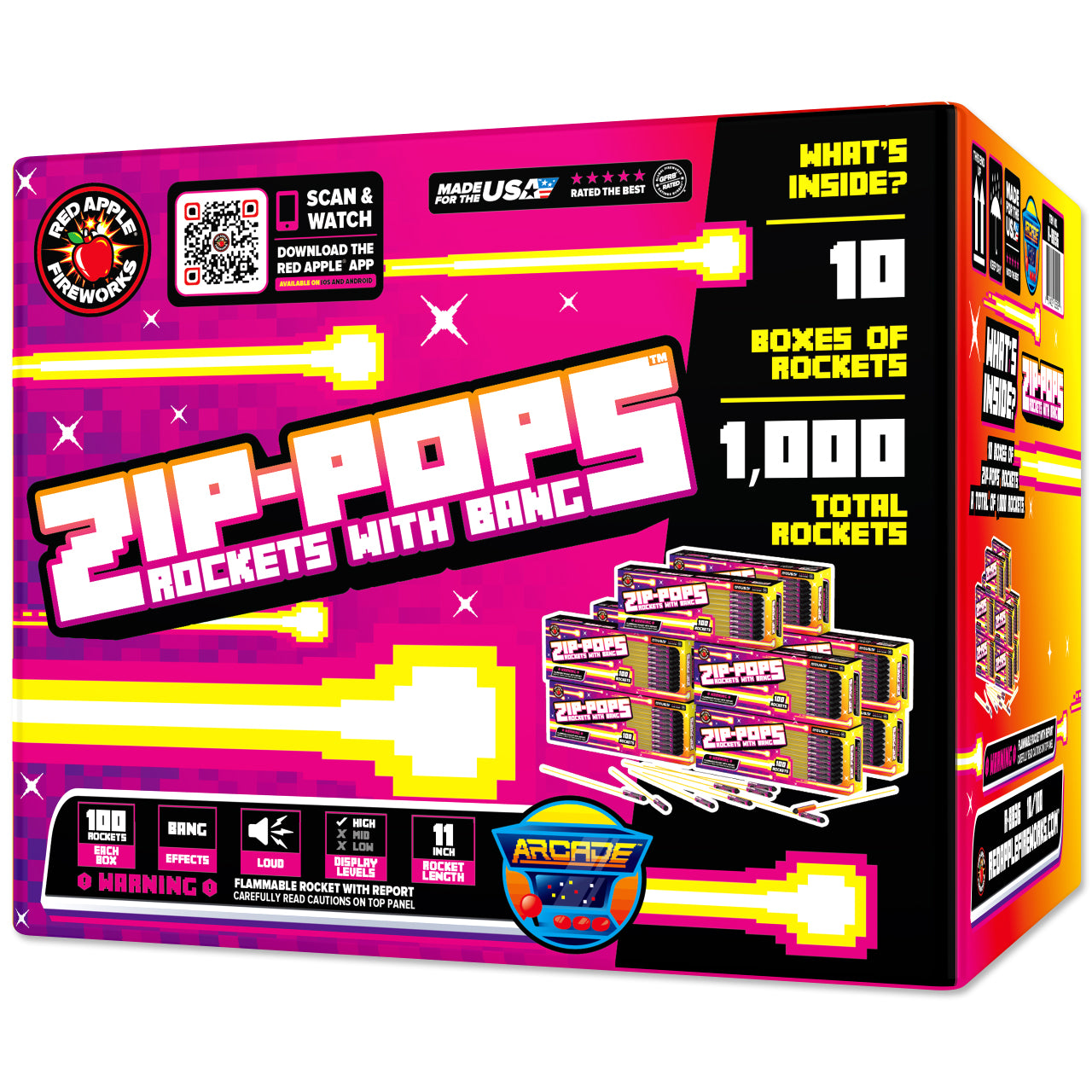 Zip-Pops™ Rockets With Bang