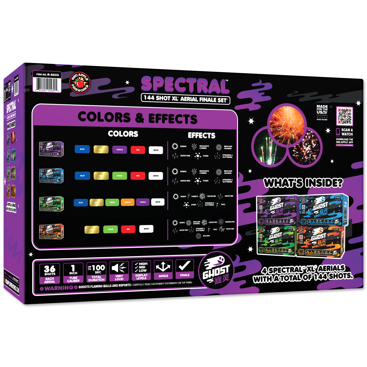 Spectral™ 144 Shots XL® Aerial Finale Set®