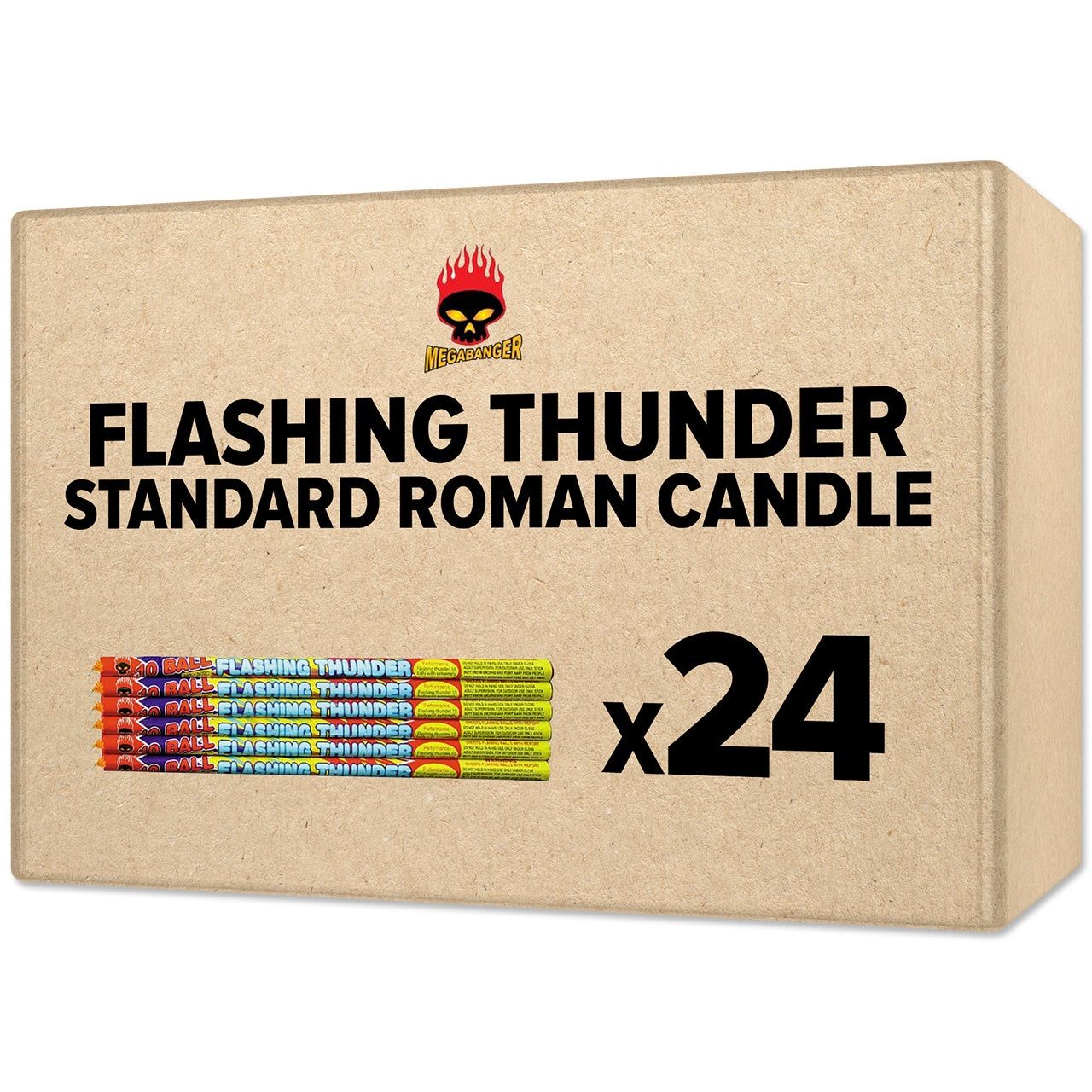Flashing Thunder Standard Roman Candle